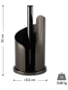 Echtwerk Keukenrolhouder zwart - (H)33 x Ø 15,5 cm