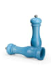 Echtwerk 2-delige set: zout- & pepermolen lichtblauw - (H)21 x Ø 6 cm