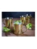Echtwerk Kubki (4 szt.) "Moscow Mule" w kolorze złotym do koktajli - 1 l