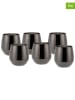 Echtwerk 6er-Set: Weinbecher in Schwarz - 500 ml