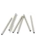 Echtwerk 6er-Set: Trinkhalme in Silber - (H)12 cm