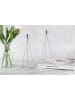Echtwerk 2er-Set: Kerzenhalter "Diamant'' in Silber - (B)9,5 x (H)24,5 x (T)9,5 cm