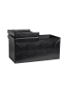 Echtwerk Aufbewahrungssitzbank "Flex" in Schwarz - (B)76 x (H)38 x (T)37,5 cm