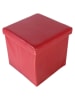 Echtwerk Opbergkruk "StoreCube" rood - (B)37,5 x (H)38 x (D)37,5 cm