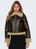 ONLY Kunstlederjacke "ONLVERONA" in Braun