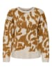 ONLY Pullover in Hellbraun/ Beige