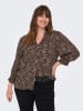ONLY Blouse bruin/zwart