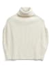 Pieces Poncho in Creme