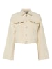 Pieces Jeansjacke "Vala" in Beige