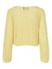 Pieces Pullover "Siri" in Gelb