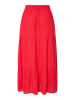Pieces Spódnica "Tohime" w kolorze czerwonym