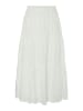 Pieces Spódnica "Fiona" w kolorze kremowym
