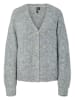 Pieces Kardigan w kolorze szarym