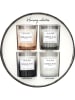 THE HOME DECO FACTORY 4er-Set: Duftkerzen - 4x 50 g