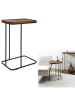 THE HOME DECO FACTORY Bijzettafel ''Cocooning'' bruin/zwart - (B)40 x (H)55 x (D)30 cm