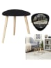THE HOME DECO FACTORY Couchtisch in Schwarz/ Hellbraun - (B)38,5 x (H)40 cm