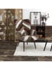 THE HOME DECO FACTORY Sessel "Patchwork" in Braun/ Grün/ Beige - (B)69 x (H)97 x (T)76 cm