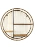 THE HOME DECO FACTORY Wandmeubel naturel - Ø 53 cm