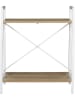 THE HOME DECO FACTORY Standregal in Natur/ Weiß - (B)60 x (H)70 x (T)27 cm
