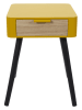 THE HOME DECO FACTORY Nachtkastje geel - (B)35 x (H)48 x (D)37 cm