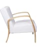 HYGGE Sessel in Weiß - (B)61 x (H)75 x (T)80 cm