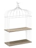 THE HOME DECO FACTORY Etagère wit/naturel - (B)31 x (H)51 x (D)15 cm