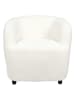 THE HOME DECO FACTORY Fauteuil wit - (B)77 x (H)74 x (D)69 cm