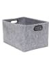 THE HOME DECO FACTORY 2er-Set: Aufbewahrungskörbe in Grau