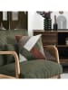 THE HOME DECO FACTORY Kissen in Beige/ Weiß/ Khaki - (L)40 x (B)40 cm