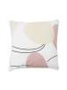 THE HOME DECO FACTORY 2er-Set: Kissen "Poesie" in Weiß/ Rosa - (L)40 x (B)40 cm