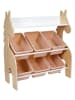The Home Deco Kids Wandmeubel naturel/lichtroze - (B)63,5 x (H)71,5 x (D)29,5 cm