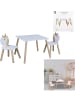 The Home Deco Kids 3-delige set: zithoek "Licorne" wit