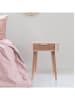 The Home Deco Kids Nachttisch in Natur/ Rosa - (B)35 x (H)48 x (T)37 cm