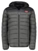 Geographical Norway Steppjacke "Amigoglerc Hood" in Anthrazit/ Schwarz