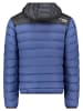 Geographical Norway Steppjacke "Amigoglerc Hood" in Blau/ Schwarz