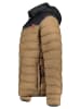 Geographical Norway Doorgestikte jas "Amigoglerc Hood" lichtbruin/zwart