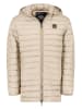 Geographical Norway Doorgestikte mantel "Amigomap" beige