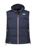 Geographical Norway Doorgestikte bodywarmer "Vito" donkerblauw