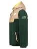 Geographical Norway Fleece vest "Teclass" donkergroen/beige
