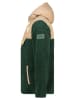 Geographical Norway Fleece vest "Teclass" donkergroen/beige