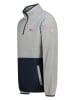 Geographical Norway Fleece trui "Touki" donkerblauw/grijs