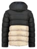 Geographical Norway Kurtka zimowa "Badamo" w kolorze beżowo-czarnym