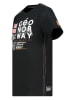 Geographical Norway Shirt in Schwarz
