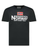 Geographical Norway Shirt "Jacky" in Schwarz