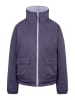 Derbe Wende-Regenjacke in Lavendel/ Aubergine