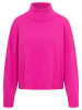 Derbe Rollkragenpullover in Pink
