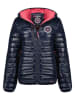 Geographical Norway Doorgestikte jas "Bambway" donkerblauw