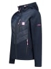 Geographical Norway Doorgestikte jas "Tulka" donkerblauw