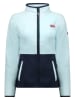 Geographical Norway Fleece vest "Touki" lichtblauw/donkerblauw