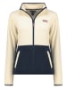 Geographical Norway Fleecejacke "Touki" in Creme/ Dunkelblau
